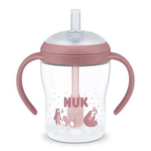 NUK Perfect Match bočica sa slamkom 150 ml, roza