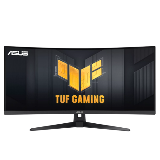 ASUS TUF Gaming VG34VQ3B gaming monitor, 34", UWQHD, VA, Curved 1500R, FreeSync Premium, HDR400, HDMI, DP, 180Hz, 1ms