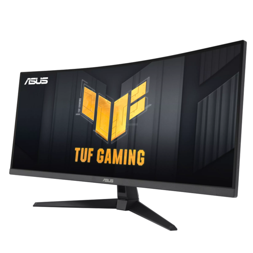 ASUS TUF Gaming VG34VQ3B gaming monitor, 34", UWQHD, VA, Curved 1500R, FreeSync Premium, HDR400, HDMI, DP, 180Hz, 1ms