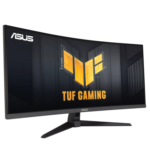 ASUS TUF Gaming VG34VQ3B gaming monitor, 34", UWQHD, VA, Curved 1500R, FreeSync Premium, HDR400, HDMI, DP, 180Hz, 1ms