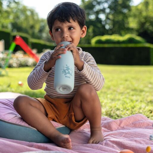 NUK Mini-Me Flip boca od nehrđajućeg čelika 500 ml 12m+, zelena