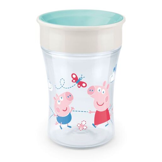 NUK Evolution Magic Cup 230 ml 8m+, Peppa Pig