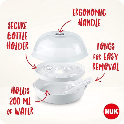 NUK Micro Express Plus parni sterilizator za mikrovalnu