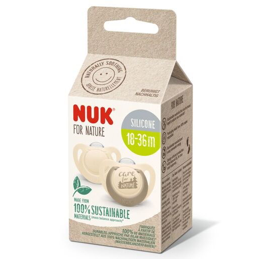 NUK For Nature duda 18-36m, 2 kom, bijela