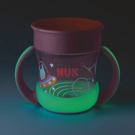 NUK Mini Magic Cup Night 160 ml 6m+, roza