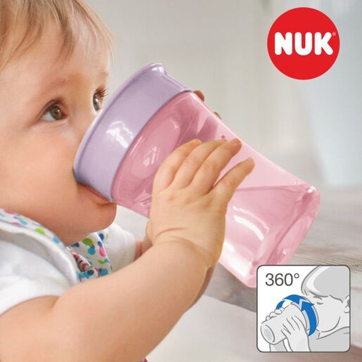NUK Evolution Magic Cup 230 ml 8m+, Minnie, crvena