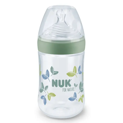 NUK For Nature PP bočica sa indikatorom temperature 260 ml 0m+, zelena
