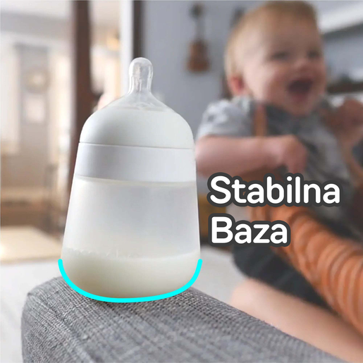 Nanobébé® Flexy silikonska flašica 270 ml – Sage