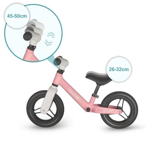 Coccolle® First Way balans bicikl, Blush Pink