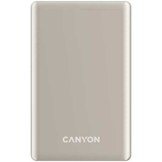 CANYON power bank OnPower 510 slim Magnetic 10000 mAh PD20W Bež