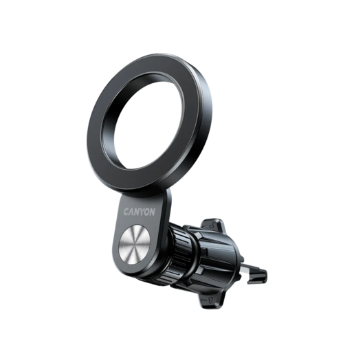CANYON Magnetni držač za telefon OnGrip 12 suction + air vent Black