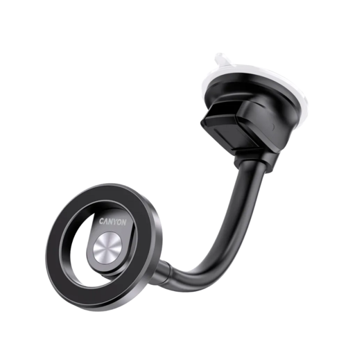 CANYON Magnetni držač za telefon OnGrip 12 suction + air vent Black