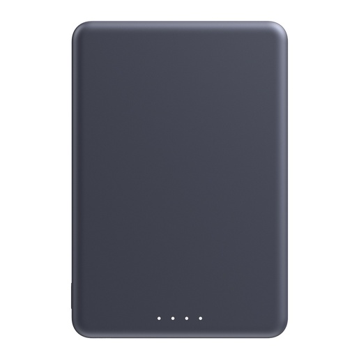 Xiaomi Powerbank, SuperSlim, PB 5000 mAh, crni, USB-C x1, bežično punjenje