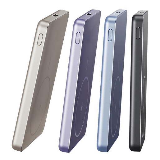 Xiaomi Powerbank, SuperSlim, PB 5000 mAh, crni, USB-C x1, bežično punjenje