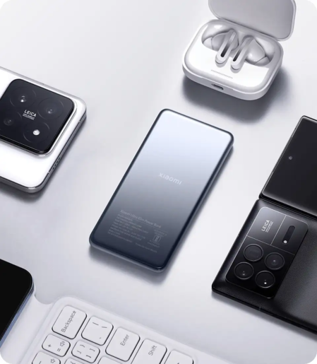 Xiaomi Powerbank, Ultra Slim, PB 5000 mAh, crni, USB-C x1, bežično punjenje 20W