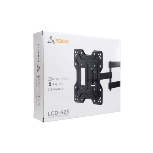 SBOX zidni nosač LCD-423 (23-43"/30kg/200x200)