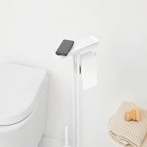 Brabantia MindSet kupaonski stalak sa WC četkom, fresh white / 303883