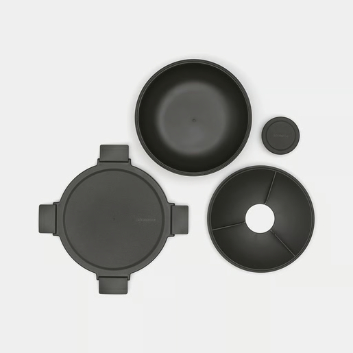 Brabantia Make&Take posuda za salatu To Go 1,3L, tamnosiva / 206344