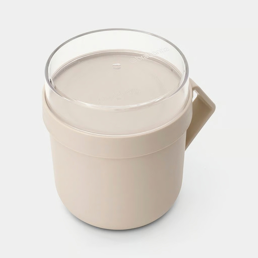 Brabantia Make&Take posuda za juhu To Go 0,6L, soft beige / 241468