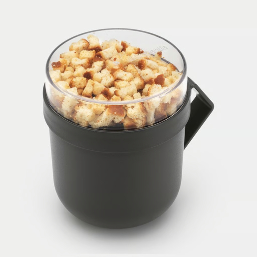 Brabantia Make&Take posuda za juhu To Go 0,6L, tamnosiva / 203824