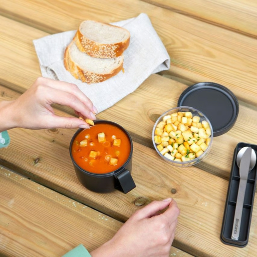 Brabantia Make&Take posuda za juhu To Go 0,6L, tamnosiva / 203824