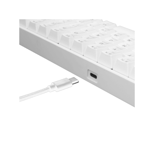 White Shark gaming tastatura GK-2022 SHINOBI White - Mehanička / US - PLAVI SWITCH