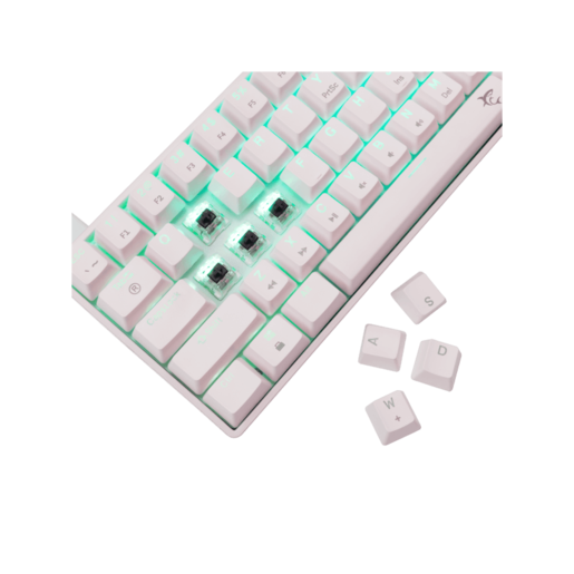 WHITE SHARK gaming tastatura GK-004232 SHINOBI-2 Bijela- Mehanicka HR BROWN SWiTCH