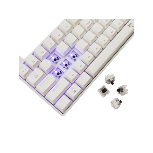 WHITE SHARK gaming tastatura GK-004232 SHINOBI-2 Bijela- Mehanicka HR BROWN SWiTCH