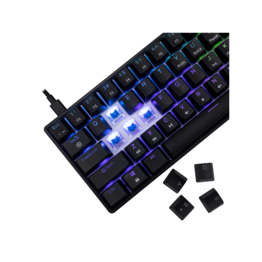 WHITE SHARK gaming tastatura GK-004121 SHINOBI-2 Crna - Mehanicka / US - PLAVI.SWiTCH