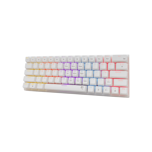 WHITE SHARK gaming tastatura GK-002211V2 WAKIZASHI-2 / Bijela US-RED.SW