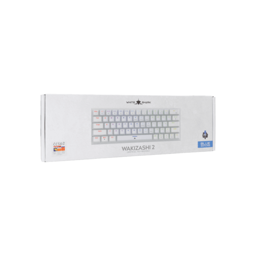 WHITE SHARK gaming tastatura GK-002222V2 WAKIZASHI-2 / Bijela HR-BLUE SWiTCH