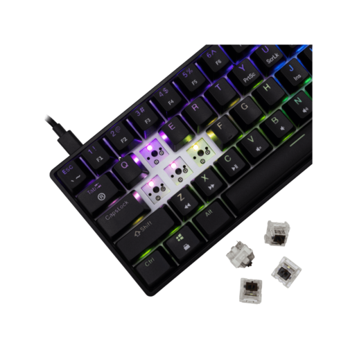WHITE SHARK gaming tastatura GK-004132 SHINOBI-2 Crna/HR-BROWN SWiTCH