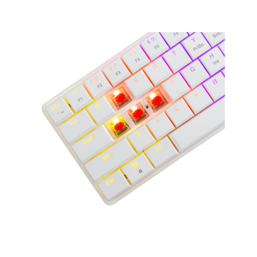 WHITE SHARK gaming tastatura GK-006211 NAGAMAKI Bijela-Mehanička/ US - RED SWiTCH