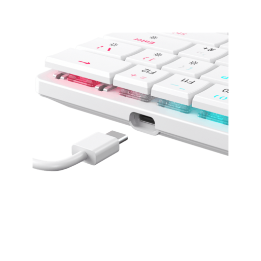 WHITE SHARK gaming tastatura GK-006211 NAGAMAKI Bijela-Mehanička/ US - RED SWiTCH