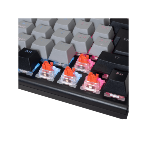 WHITE SHARK gaming tastatura GK-002712V2 WAKIZASHI-2 / Sivo-crna HR-RED.SW