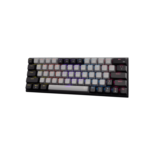 WHITE SHARK gaming tastatura GK-002711V2 WAKIZASHI-2 / Sivo-Crna US-RED