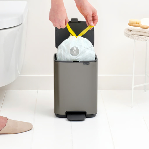 Brabantia Bo Pedal kanta za smeće 4L, platinum / 237881