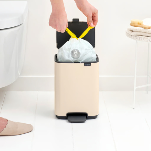 Brabantia Bo Pedal kanta za smeće 4L, soft beige / 237829