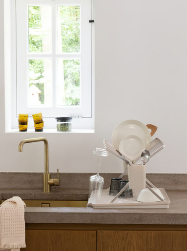 Brabantia SinkSide veliki sklopivi ocjeđivač posuđa, soft beige / 252105