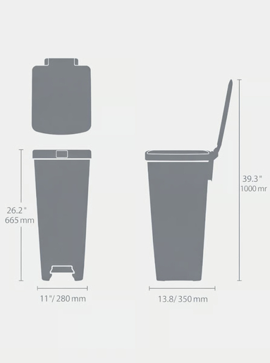 Brabantia StepUp Pedal kanta za smeće 40L, soft beige / 251849