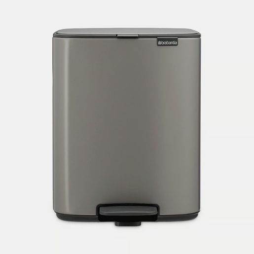 Brabantia Bo Pedal kanta za smeće 12L, platinum / 238062