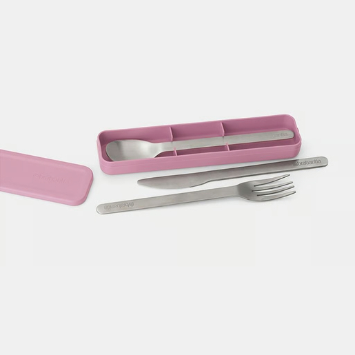 Brabantia Make&Take pribor za jelo 3/1, lilac pink / 241925