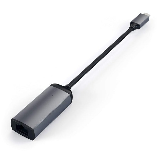 Satechi adapter Aluminium Type-C na Ethernet, sivi