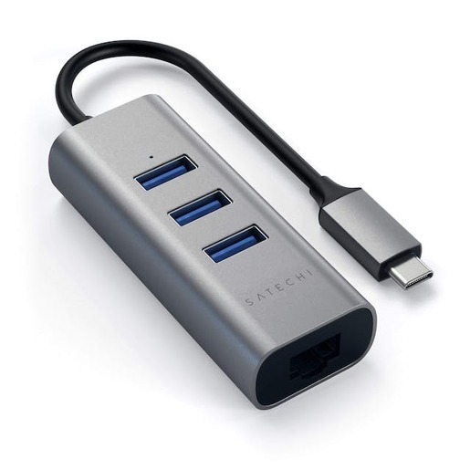 Satechi docking station Aluminium Hub, sivi