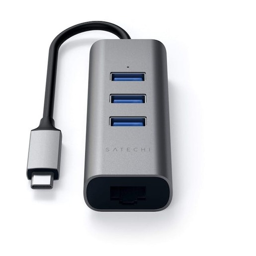 Satechi docking station Aluminium Hub, sivi