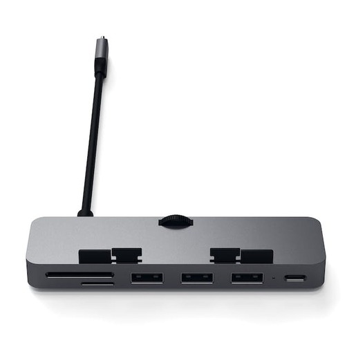Satechi USB-C  Hub CLAMP PRO, sivi