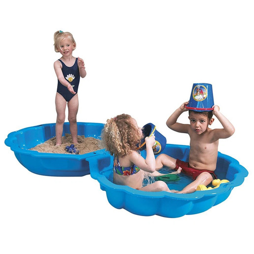 Paradiso Toys dječji pješčanik školjka 2 u 1, zeleni