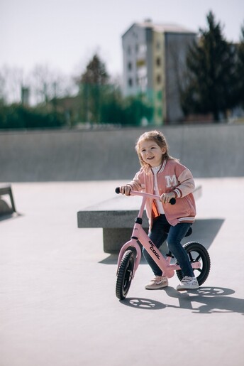 Free2Move BeCool dječji balans bicikl, ružičasti