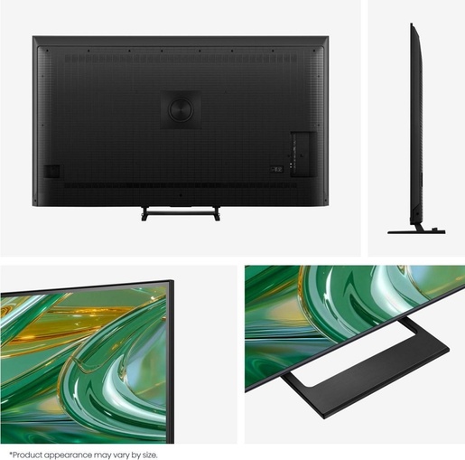 Hisense Hi-QLED televizor 65E8S, 4K Ultra HD, Smart TV, VIDAA U9, Smart OS, 144Hz VRR, Dolby vision IQ, Ugrađeni subwoofer, crni
