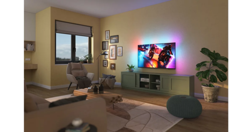 Philips Mini-LED televizor 75MLED920/12, 4K Ultra HD, Smart, Titan OS, P5 Perfect Picture Engine, HDR10+, Dolby Vision · Atmos, Ambilight, Game Mode, 144 Hz, Crni